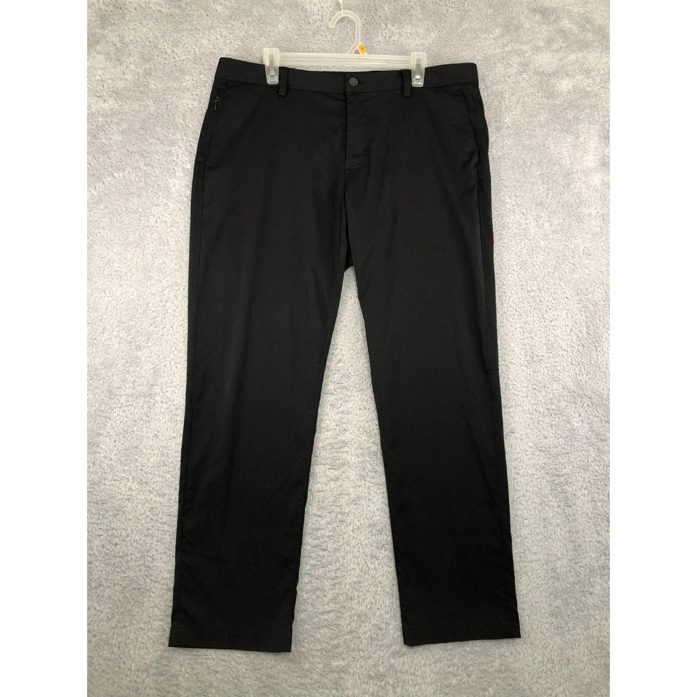 Tommy Bahama Pants Men 38x30 (Tag 36x30) Black Islandzone Performance Zip Pocket